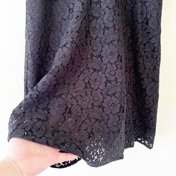 Zara Rhinestones Lace Black Dress - Picture 7 of 12